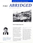 The Abridged, March 1988 by Roger Williams College Alumni Association