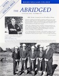 The Abridged, November 1989 by Roger Williams College Alumni Association