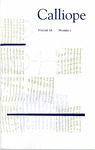 Calliope: Volume 18, Number 1