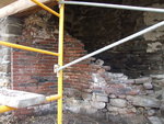 Waite Potter House 330: Chimney and Firebox Restoration, Brick Firebox