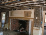 Cory House 246: New Mantle in Kitchen