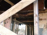 Akin House 164: Rotted Girt Between D and E Room