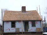 Akin House 252: Front Shingling Complete