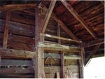 Houghton-Sprague House 080: Shed Rafters
