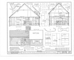 Waite Kirby Potter House: Plan Drawing - North Elevation, HABS by Historic American Buildings Survey