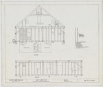 Vincent House Drawing 007: South and West Wall