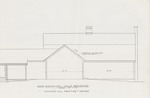 Isaac Collins House/Farm: Rear Elevation, Kells Residence