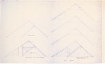 Mott House: Blueprint of Rafters - Looking North, End Wall