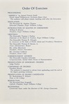 Order of Exercises, 1983