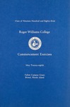 Commencement Program, 1983 by Roger Williams College