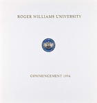 Commencement Program, 1994 by Roger Williams University