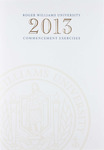 Commencement Program, 2013 by Roger Williams University