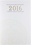 Commencement Program, 2016 by Roger Williams University