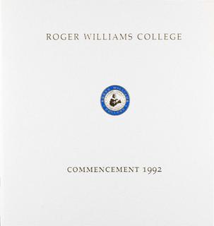 Commencement Program, 1992