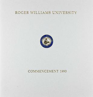 Commencement Program, 1993