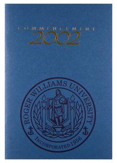 Commencement Program, 2002