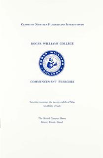Commencement Program, 1977